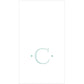 Caspari - Robin's Egg Blue Initial Guest Towel