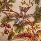 Round Tablecloth with Birds, Oak Leaves, and Acorns