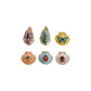 Resin Shell Magnet with Flora or Fauna