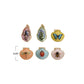 Resin Shell Magnet with Flora or Fauna
