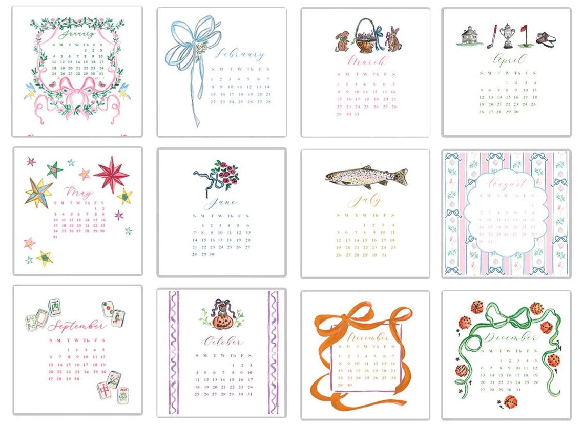 2026 Calendar with Magnetic Acrylic Frame