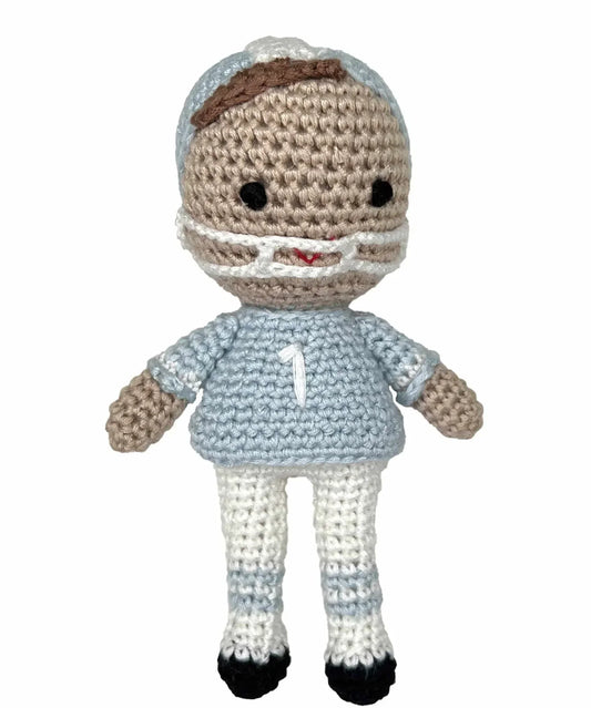 Zubels - Crocheted Football Player Rattle