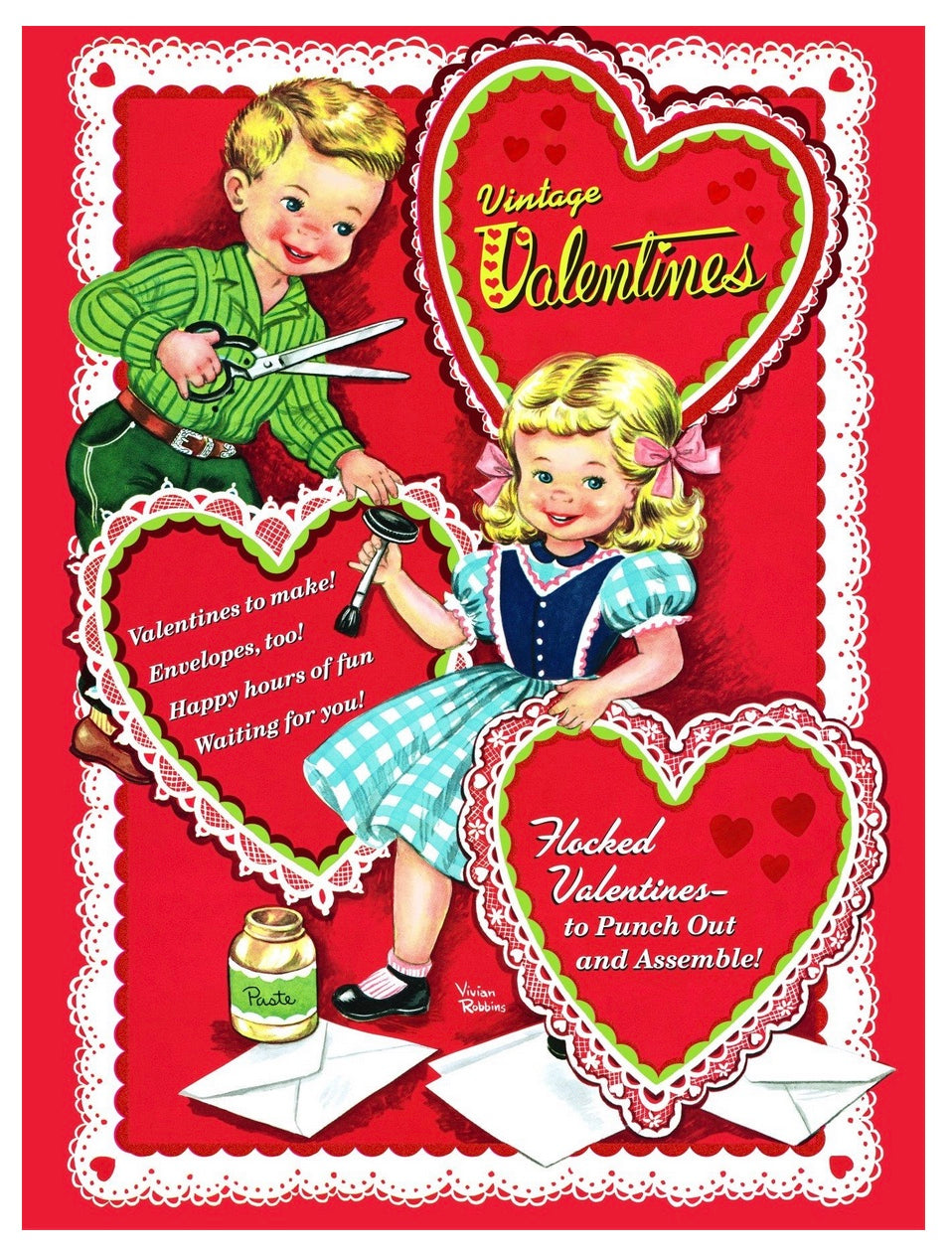 Vintage Valentines Book