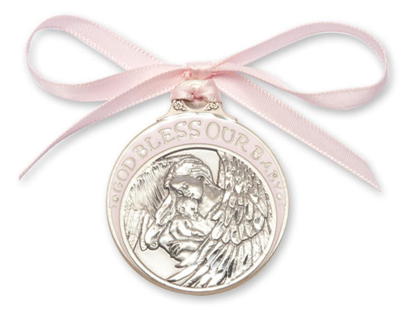 God Bless Our Baby - Crib Medal
