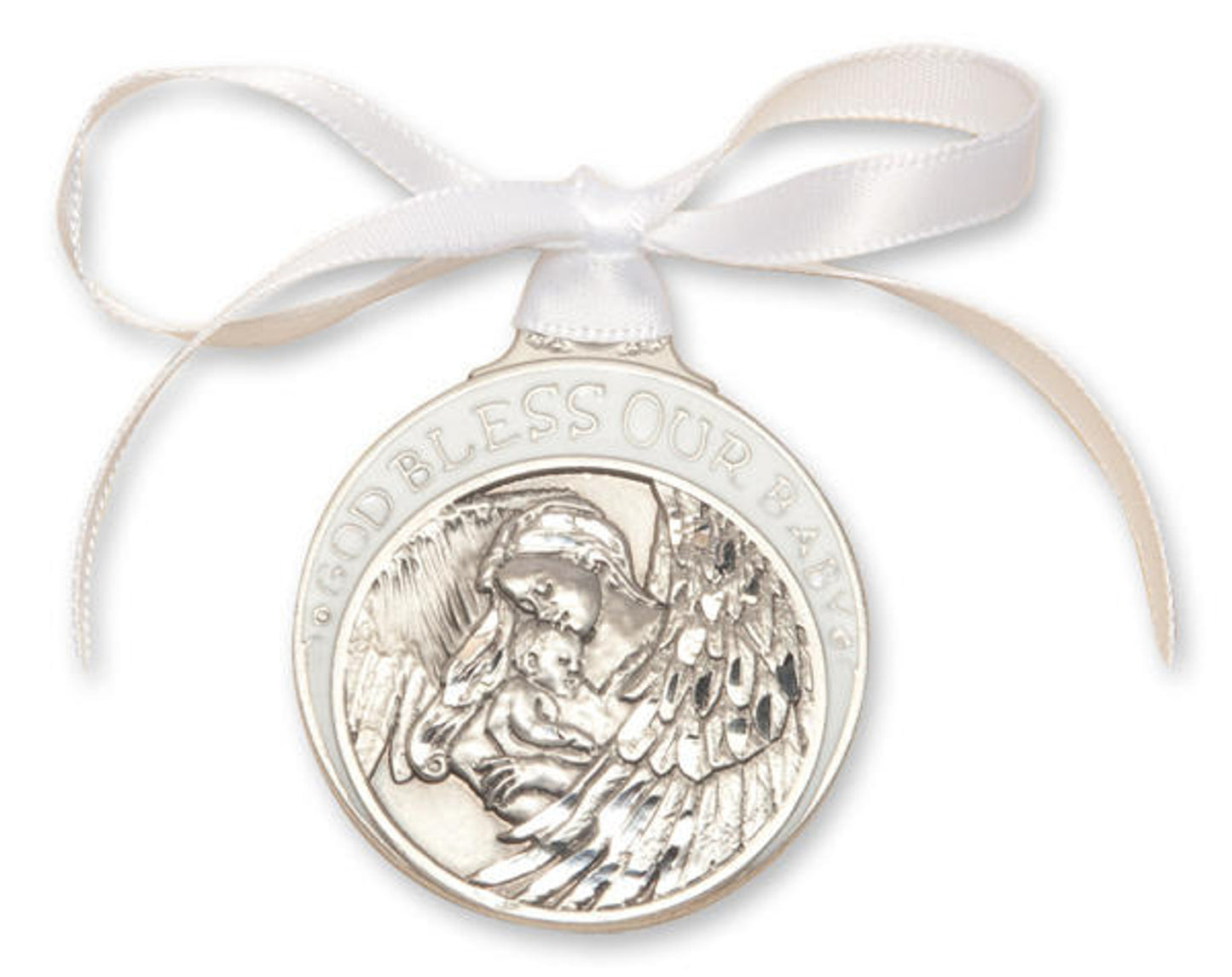 God Bless Our Baby - Crib Medal