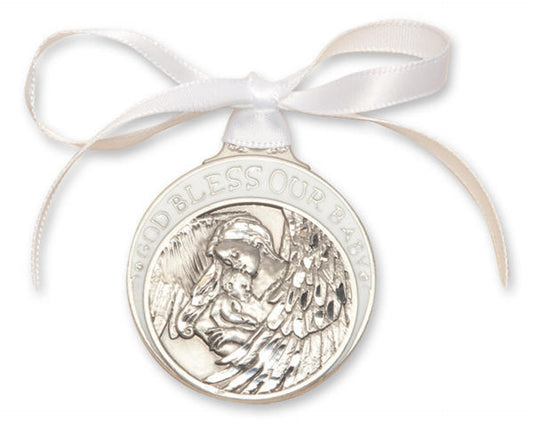 God Bless Our Baby - Crib Medal