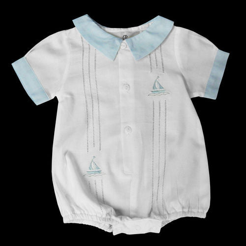 Sailboats Baby Romper