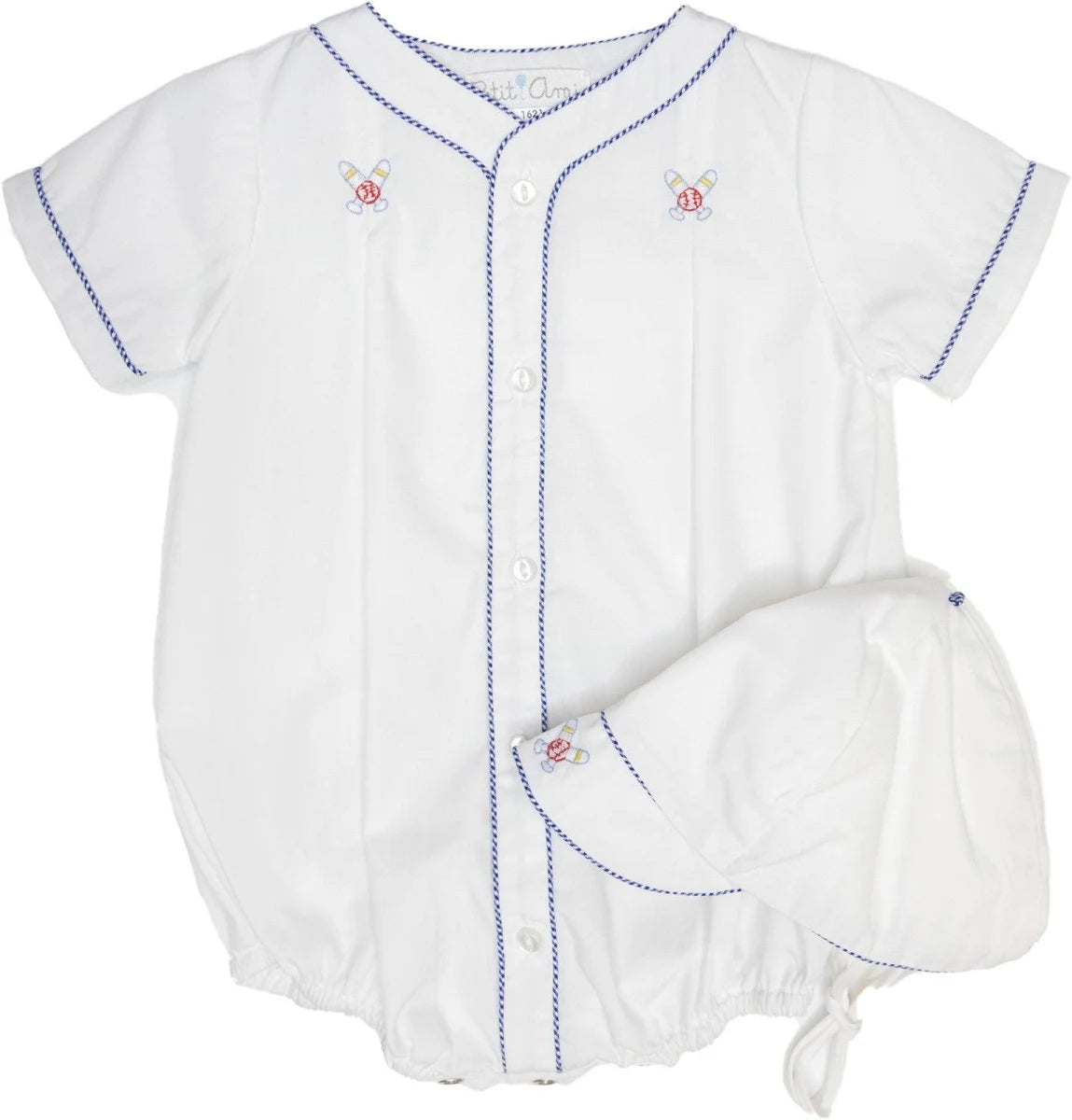 Petit Ami - Embroidered Baseball Bubble with Hat