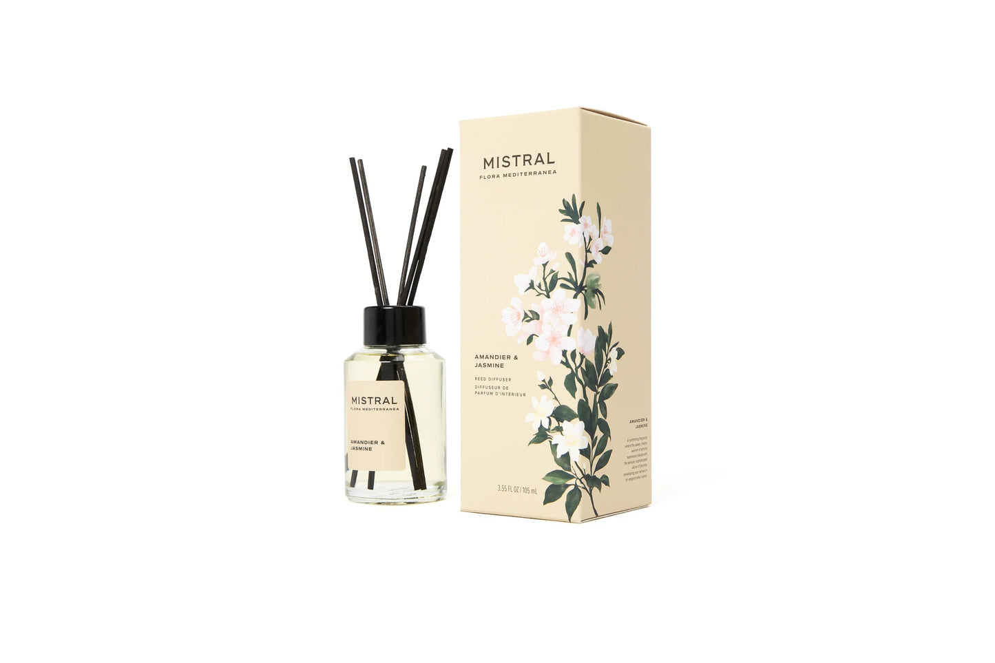 Mistral - Amandier & Jasmine - Diffuser or Bar Soap