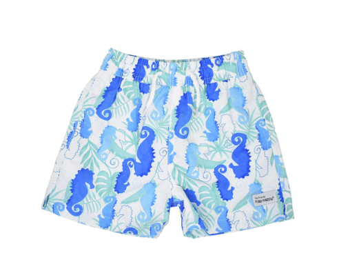 Seahorse Swim Trunks and Sun Shirt Set