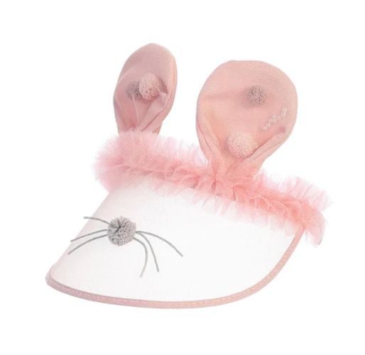 Mouse Visor with Pink Ears and Tulle