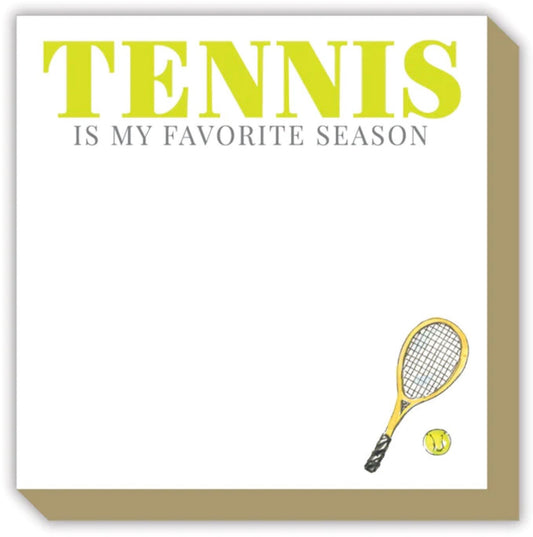 Tennis Is My Favorite Season Notepad