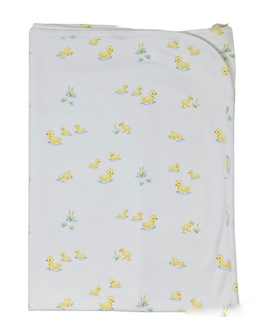 Baby Club Chic - Three Little Ducks Receiving Blanket