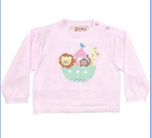 Pink Noahs ark sweater