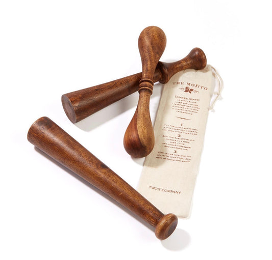 Wooden Muddler Set